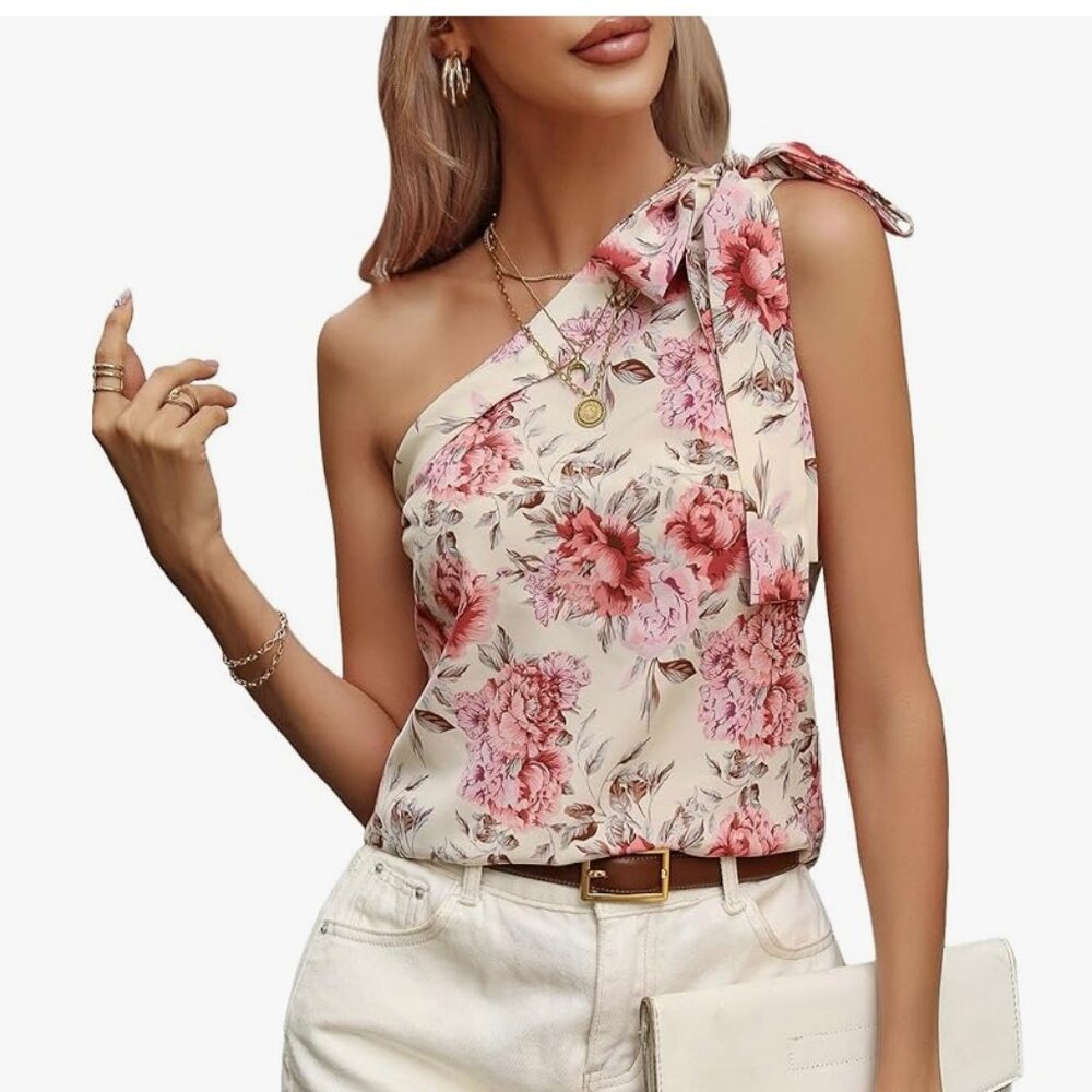 Shein One Shoulder Blouse
